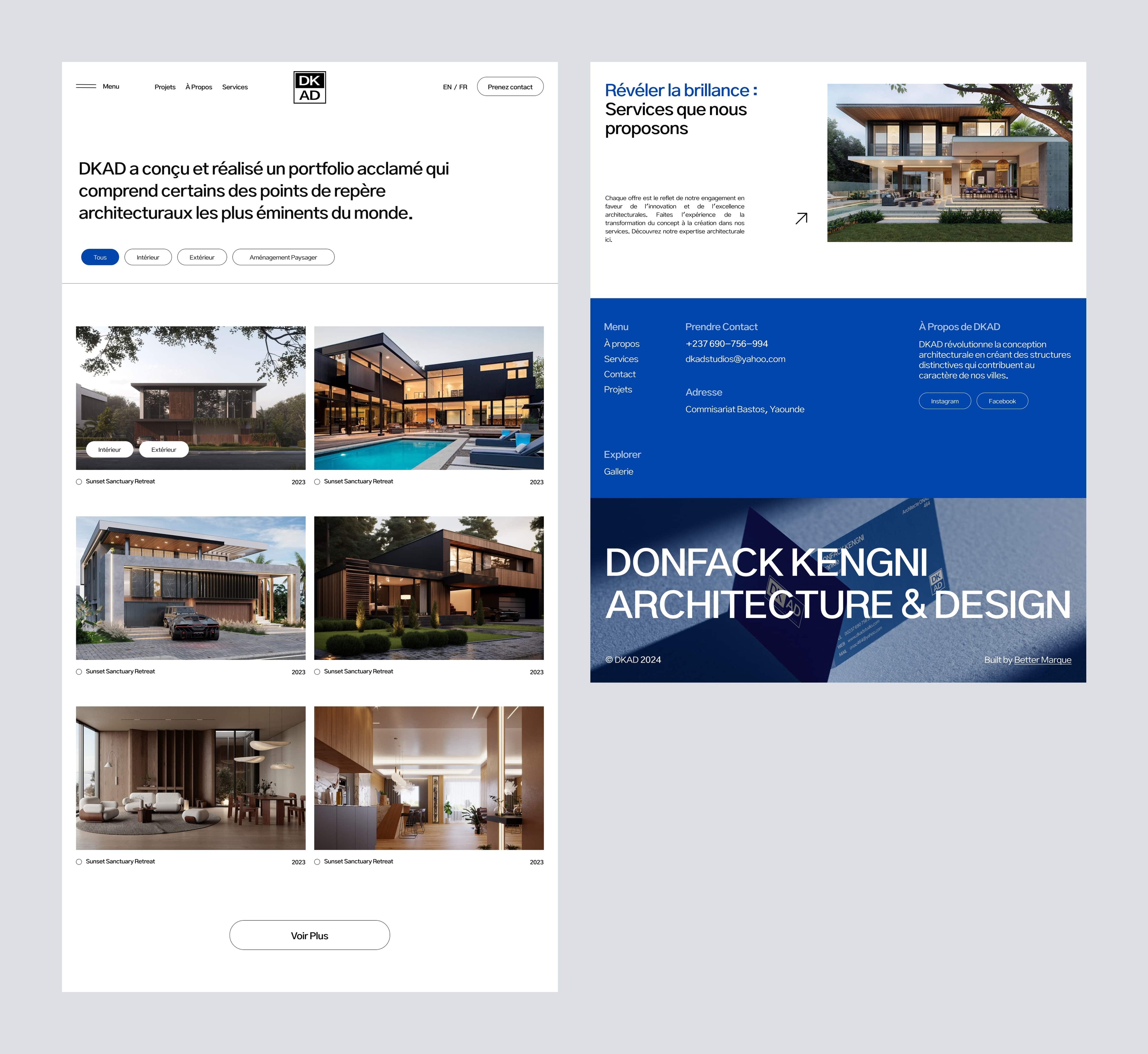 Website DK Architecture & Design