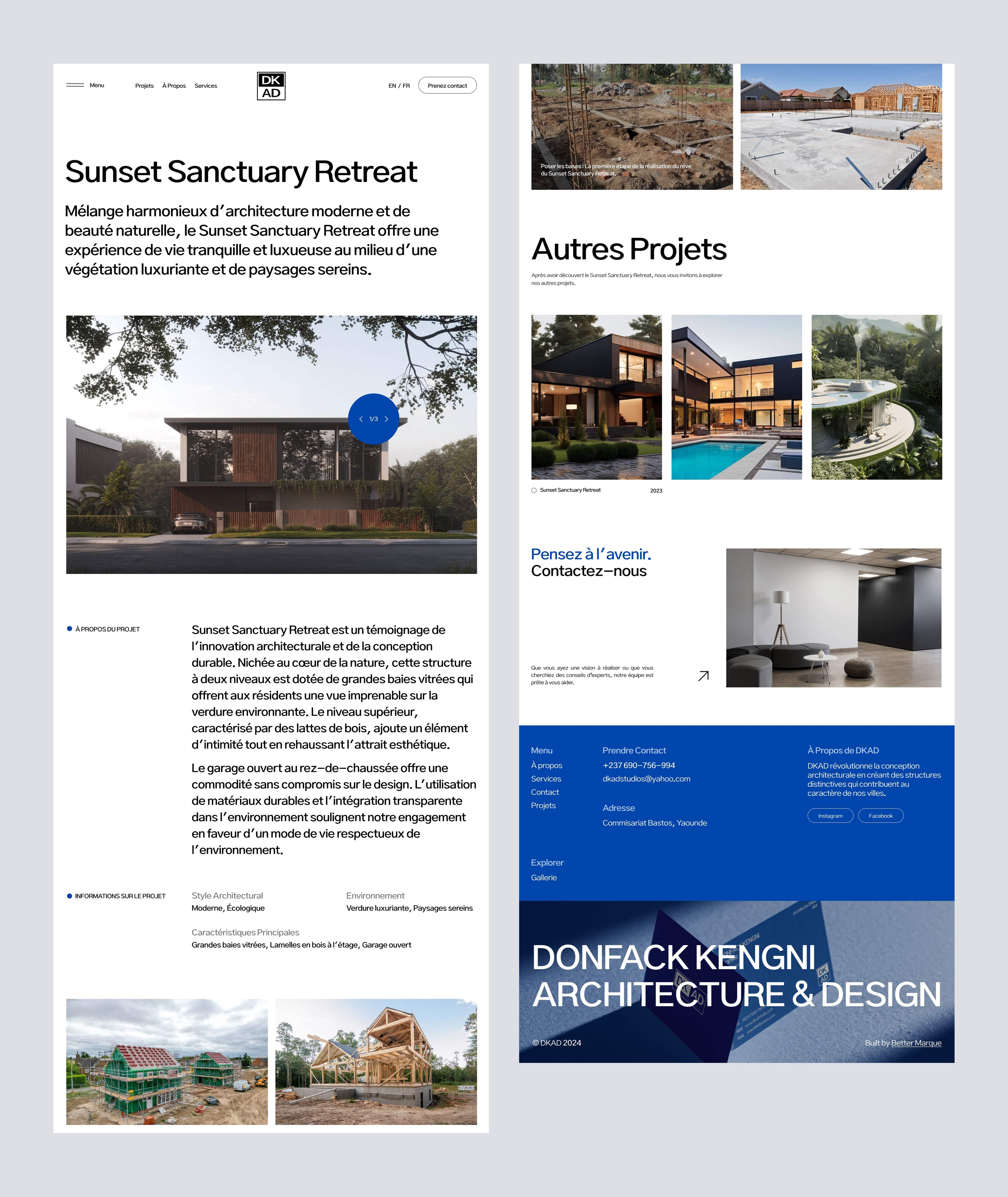 Website DK Architecture & Design